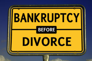 Bankruptcy before Divorce